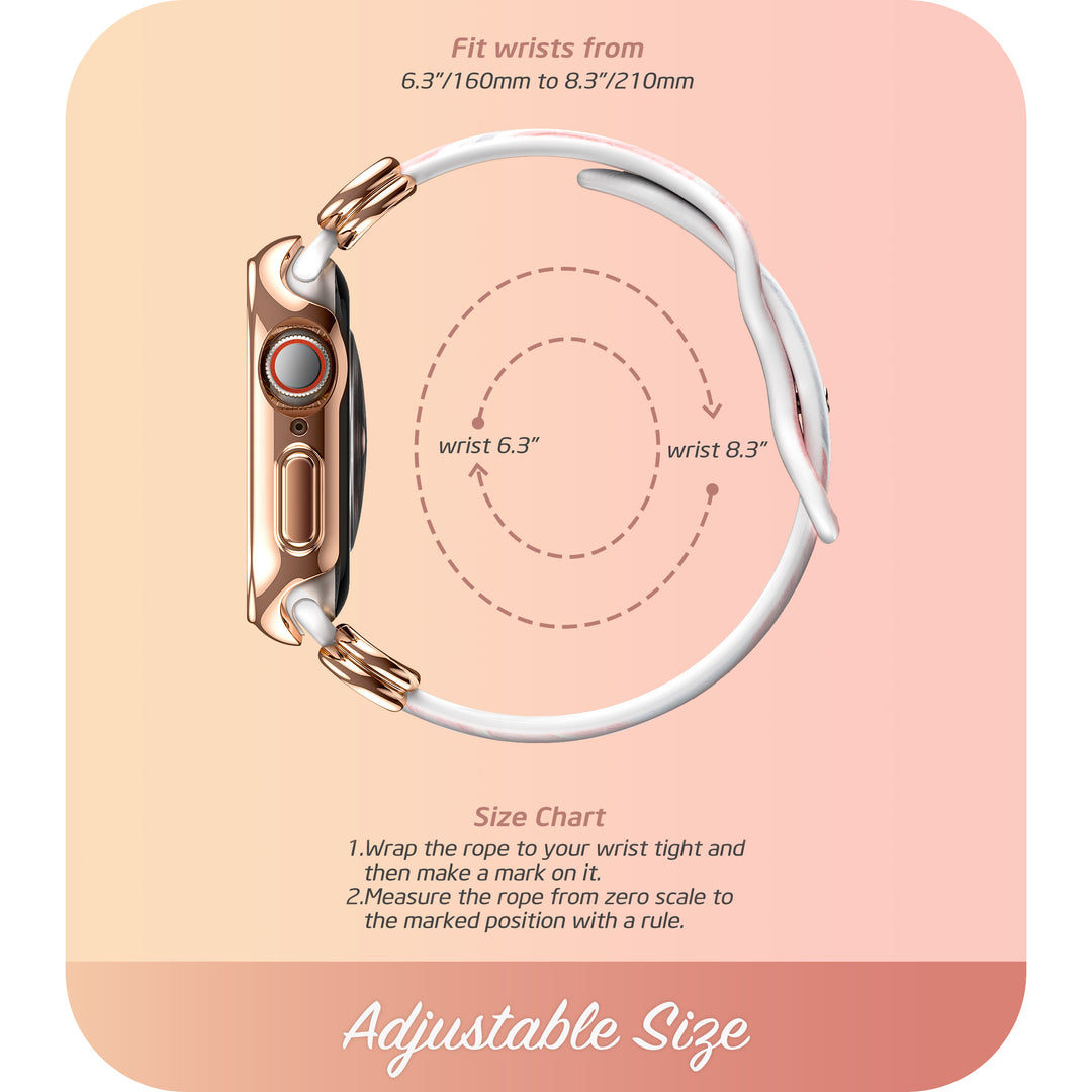 Apple Watch 40/41mm | Cosmo Luxe Case - Marble Pink | i-Blason