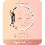 Apple Watch 40/41mm Cosmo Luxe Case - Marble Pink/Rose Gold