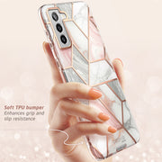 Galaxy S21 Plus Cosmo Case - Marble Pink