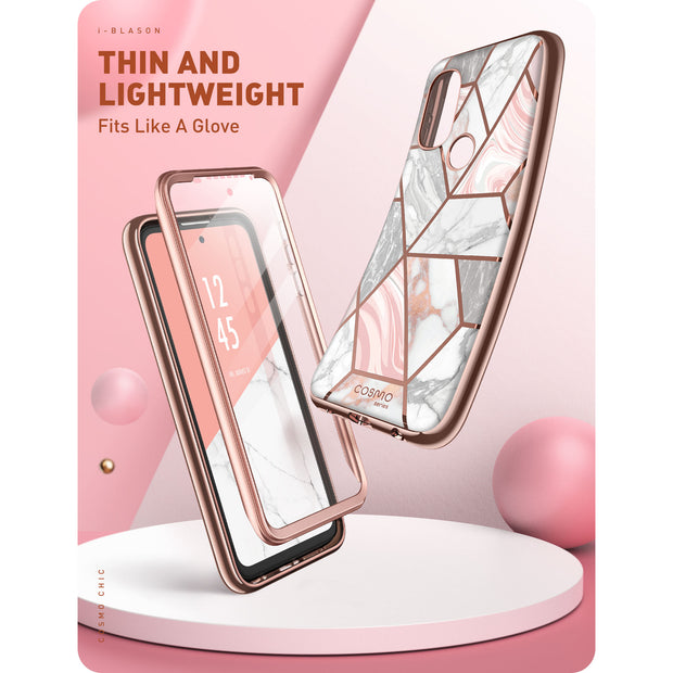 Moto G Power Cosmo Case-Marble Pink