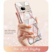 Google Pixel 7 Cosmo Case  - Marble Pink