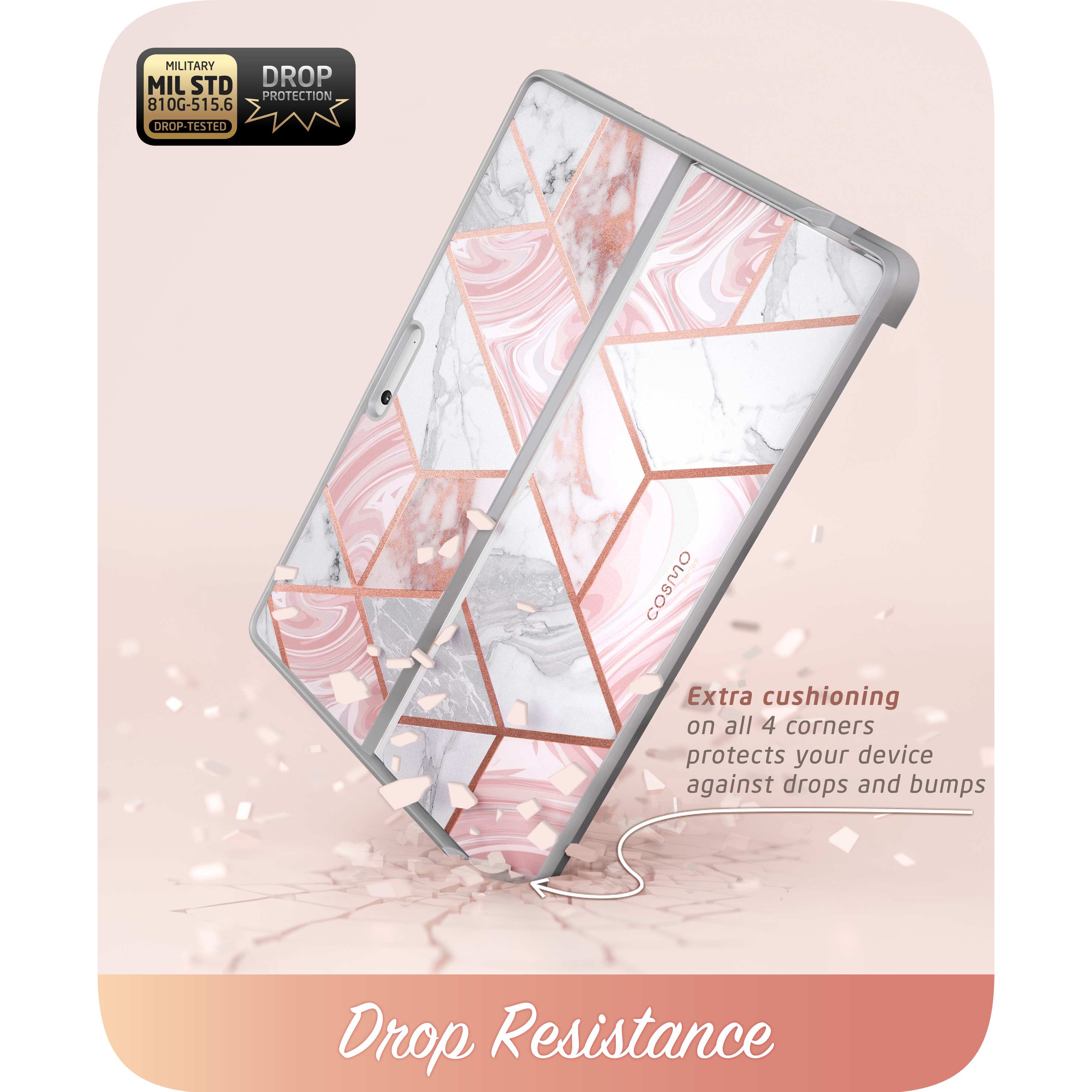 Microsoft Surface Pro 9 Cosmo Case-Marble Pink | i-Blason