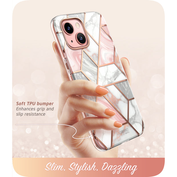 iPhone 13 mini Cosmo Case - Marble Pink
