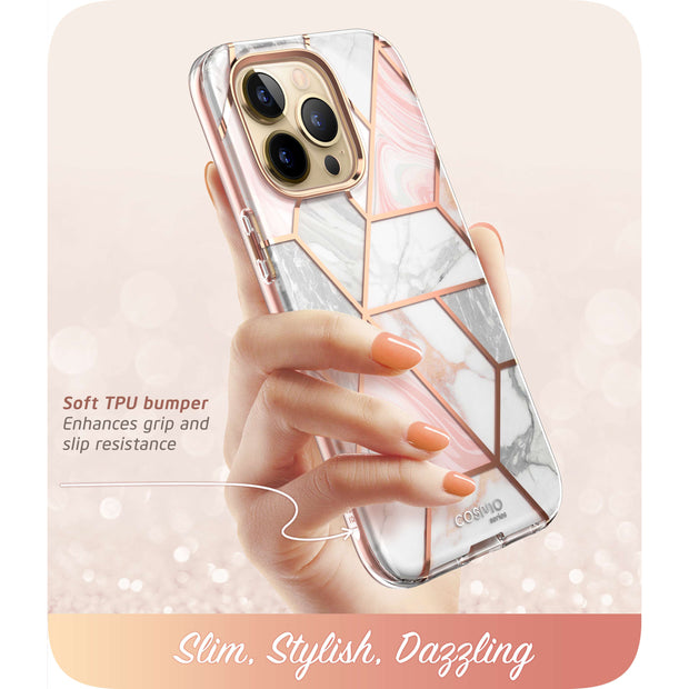 iPhone 14 Pro Max Cosmo Case - Marble Pink