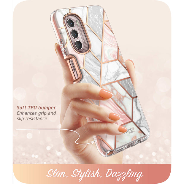 Moto G Stylus 5G (2022) Cosmo Case-Marble Pink