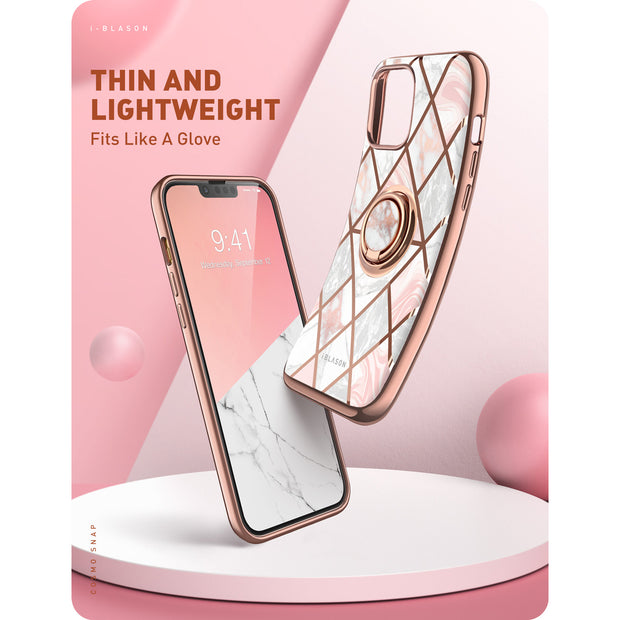 iPhone 13 Pro Max Cosmo Snap Case - Marble Pink