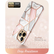 iPhone 14 Pro Cosmo Case - Marble Pink