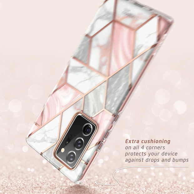 Funda I-blason Galaxy Note 20 Ultra Diseño Marble Pink