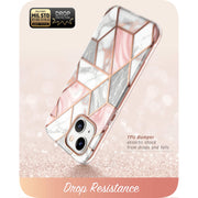 iPhone 14 Plus Cosmo Case - Marble Pink