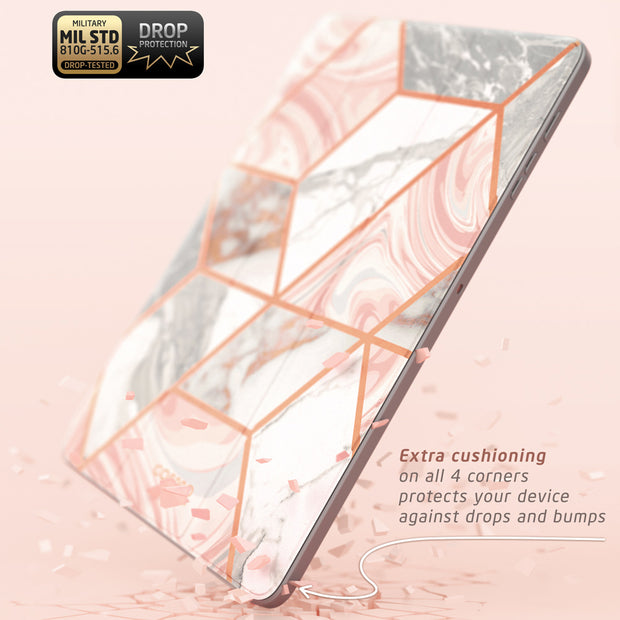 Galaxy Tab S7 FE 12.4 inch (2021) Cosmo Case - Marble Pink