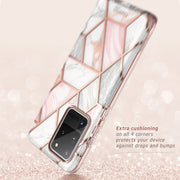 Galaxy S20 Ultra Cosmo Case - Marble Pink