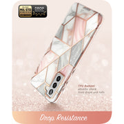 Galaxy S21 FE Cosmo Case - Marble Pink