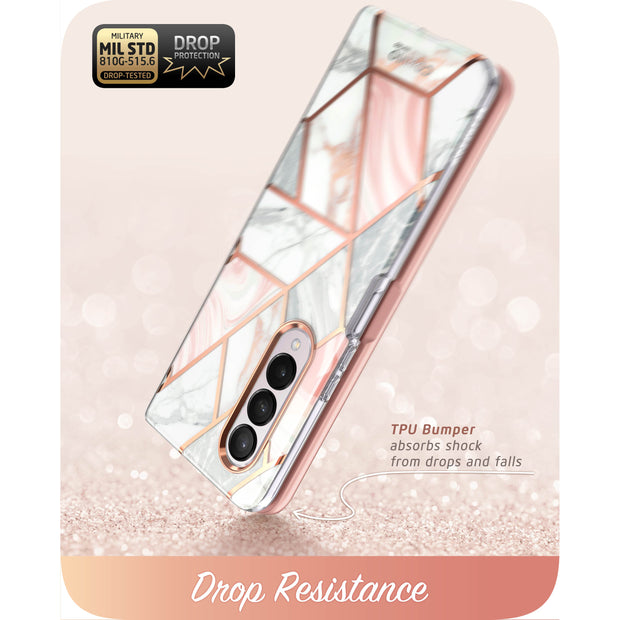 Galaxy Z Fold3 Cosmo - Marble Pink