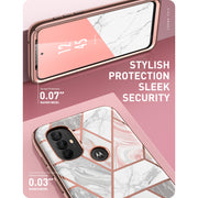 Moto G Power Cosmo Case-Marble Pink