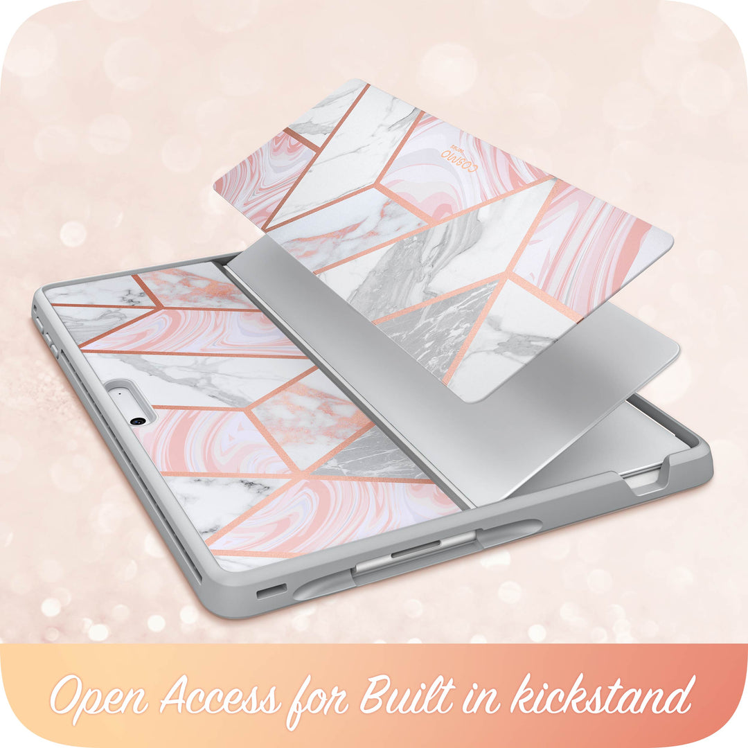 Microsoft Surface Pro 9 サファイア　ピンクの猫 Microsoft Surface Pro 9 Cosmo Case-Marble Pink | i-Blason