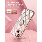 iPhone 13 Cosmo Snap Case - Marble Pink