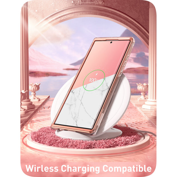 Galaxy S22 Ultra Cosmo Case - Marble Pink