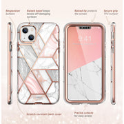 iPhone 14 Plus Cosmo Case - Marble Pink