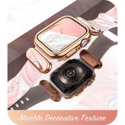 Apple Watch 44/45mm Cosmo Luxe Case - Marble Pink