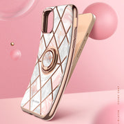 iPhone 12 mini Cosmo Snap Case - Marble Pink