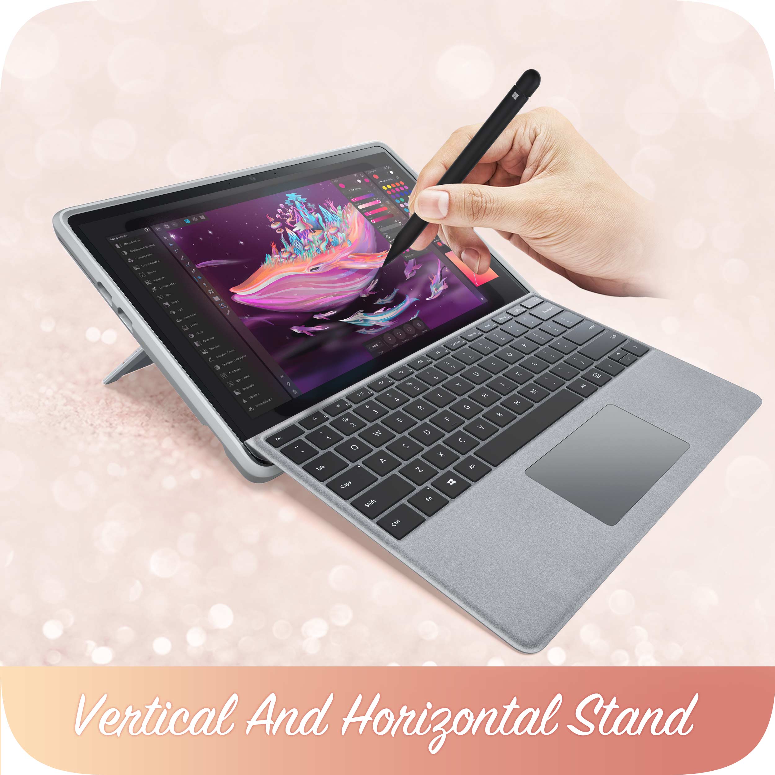 Microsoft Surface Pro 9 Cosmo Case-Marble Pink | i-Blason