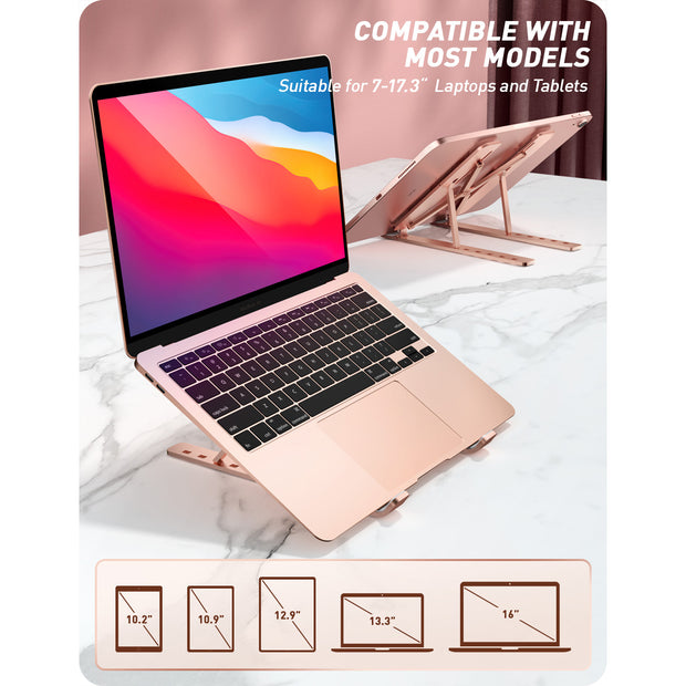 Cosmo Laptop Stand - Marble Pink