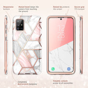 Galaxy A51 5G Cosmo Case - Marble Pink