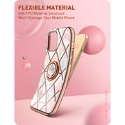 iPhone 13 Pro Max Cosmo Snap Case - Marble Pink