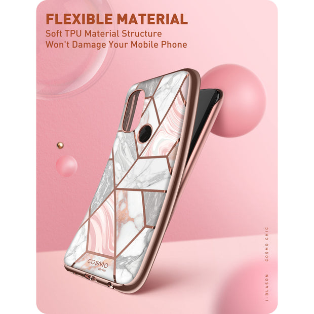 Moto G Power Cosmo Case-Marble Pink
