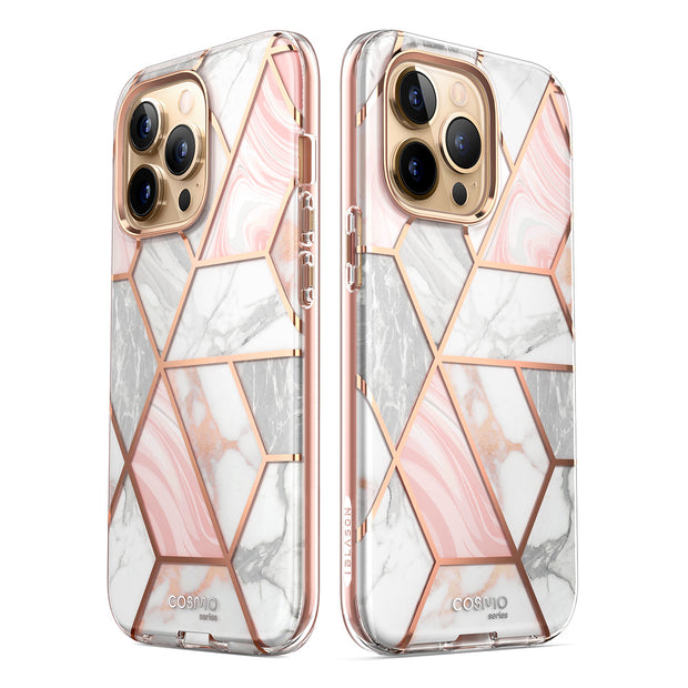 iPhone 14 Pro Max Cosmo Case - Marble Pink