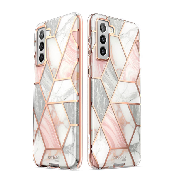 Galaxy S21 Plus Cosmo Case - Marble Pink