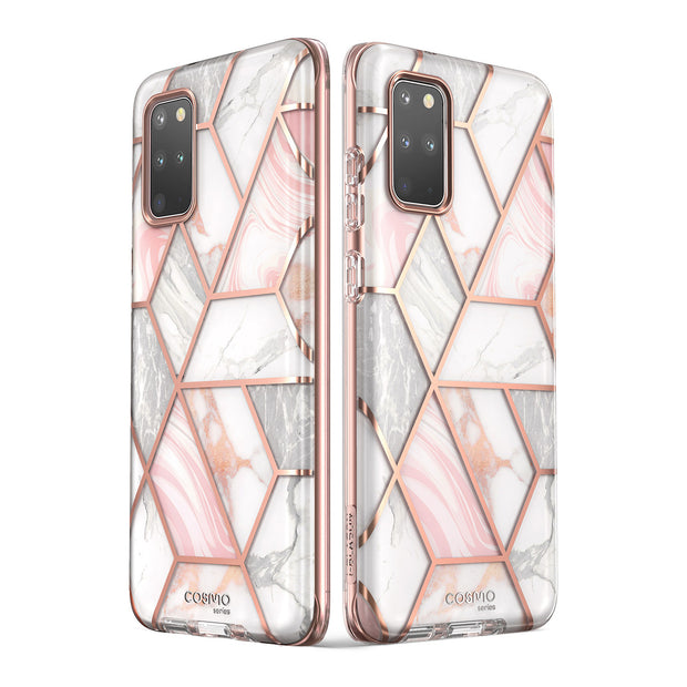 Galaxy S20 Plus Cosmo Case (with Screen Protector) - Marble Pink