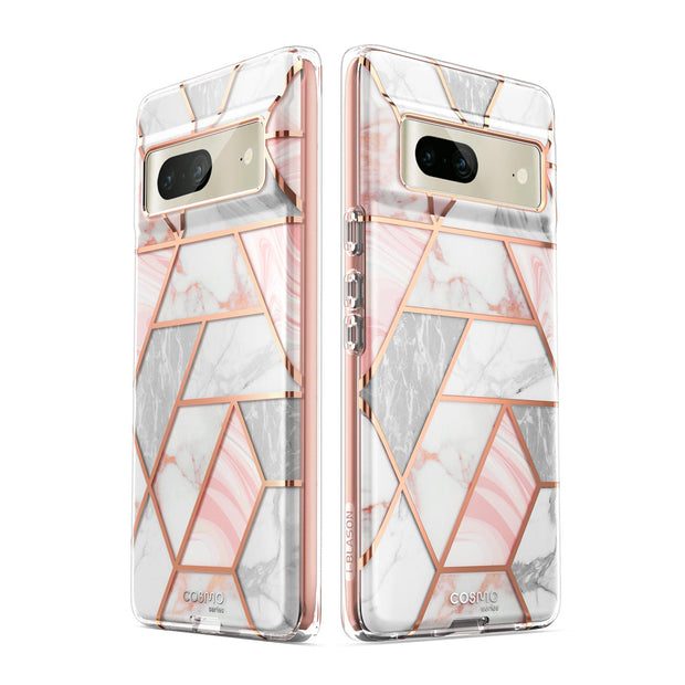 Google Pixel 7 Cosmo Case  - Marble Pink