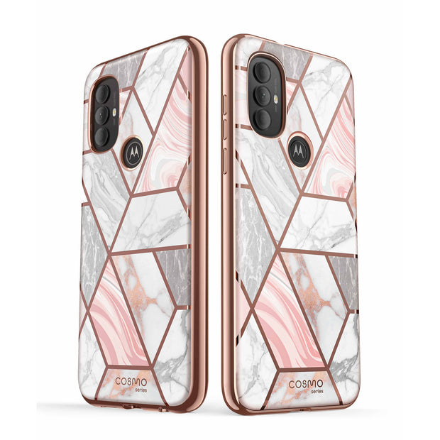 Moto G Power Cosmo Case-Marble Pink