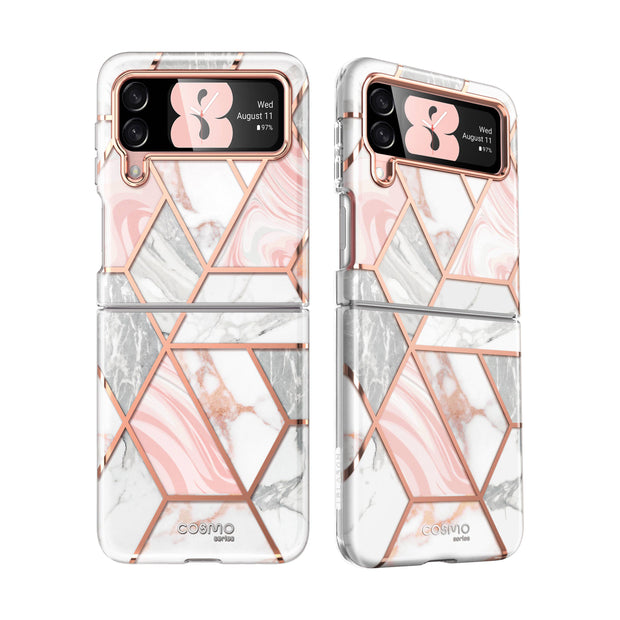 Galaxy Z Flip4 Cosmo - Marble Pink