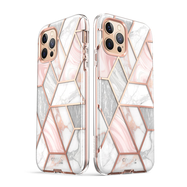 iPhone 12 Pro Cosmo Case - Marble Pink