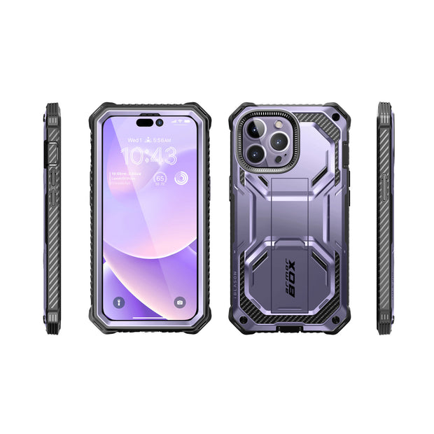 iPhone 14 Pro Max Armorbox Case - Metallic Purple