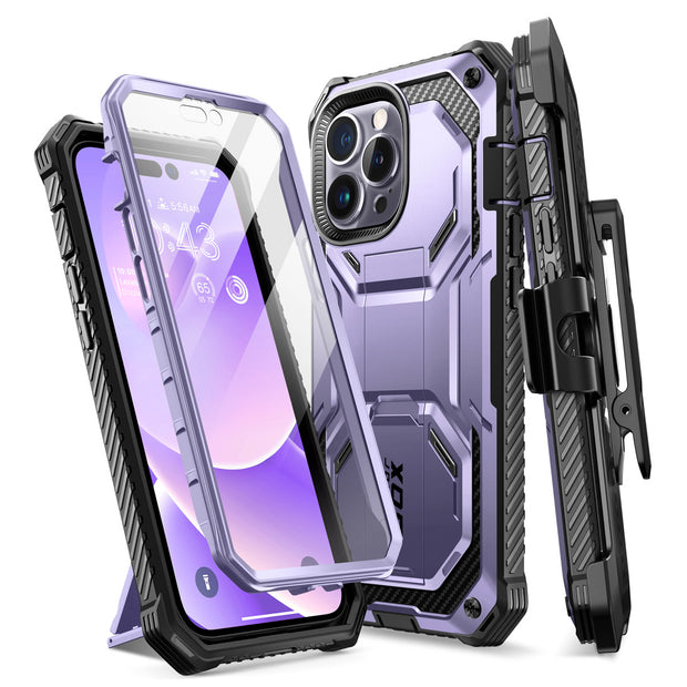 iPhone 14 Pro Max Armorbox Case - Metallic Purple