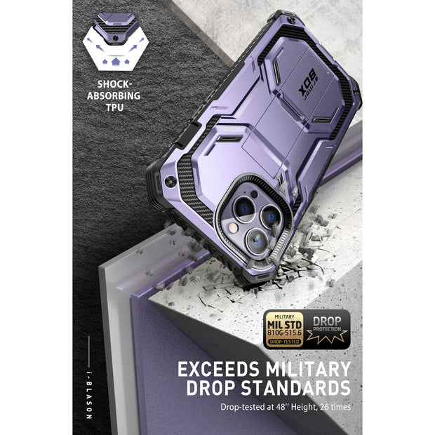 iPhone 14 Pro Max Armorbox Case - Metallic Purple