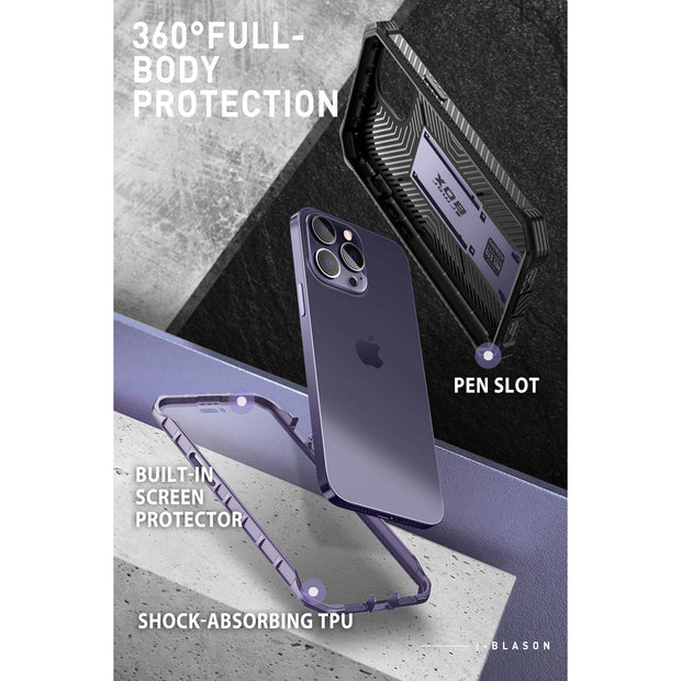 iPhone 14 Pro Max Armorbox Case - Metallic Purple