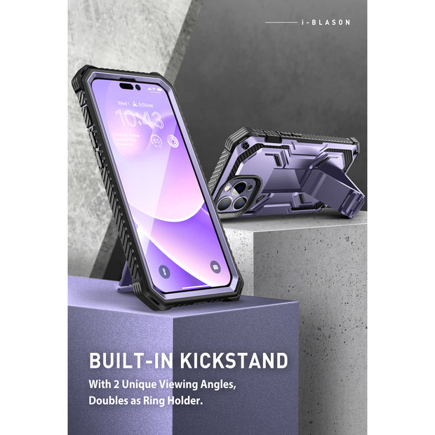 iPhone 14 Pro Max Armorbox Case - Metallic Purple