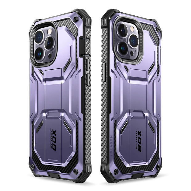 iPhone 14 Pro Max Armorbox Case - Metallic Purple