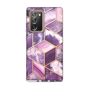 Galaxy Note20 Cosmo Case - Marble Purple