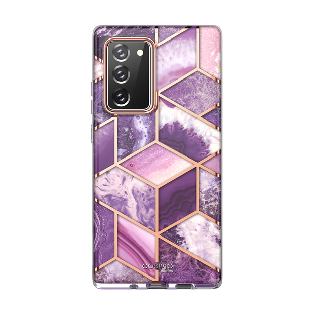 Galaxy Note20 Cosmo Case - Marble Purple