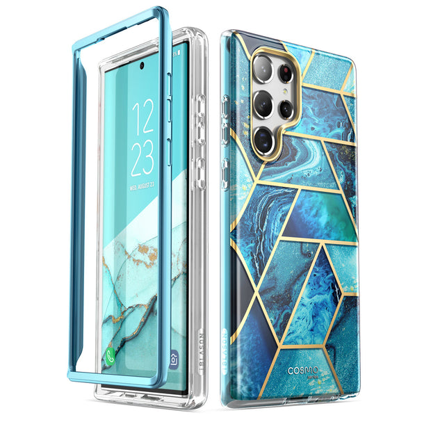 Galaxy S22 Ultra Cosmo Case - Ocean Blue