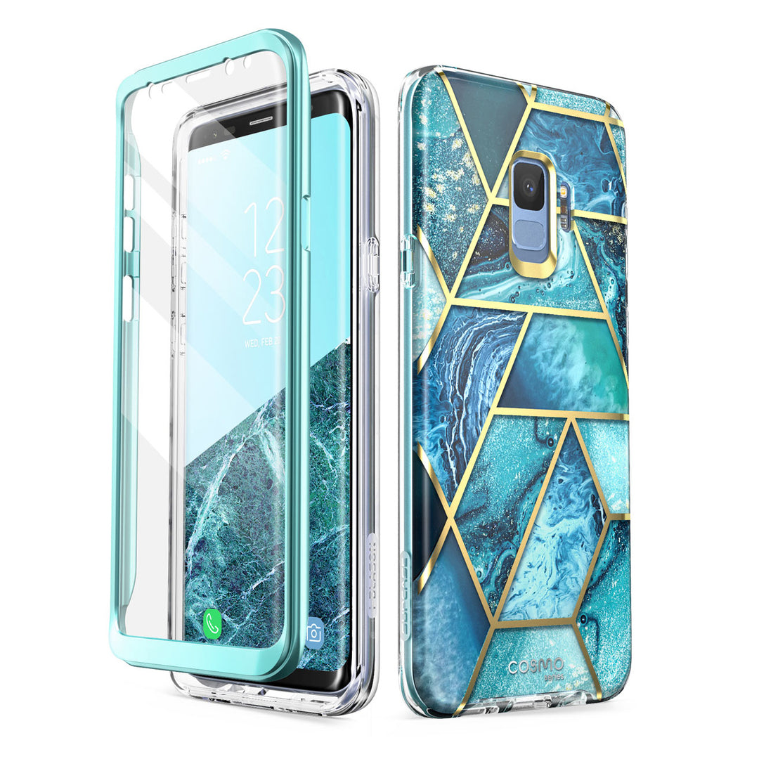 S9 Plus Samsung S9+ Phone Case Galaxy S9 Cosmo Case Ocean Blue