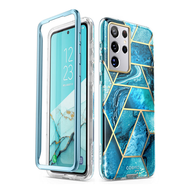 Galaxy S21 Ultra Cosmo Case(open box) - Ocean Blue
