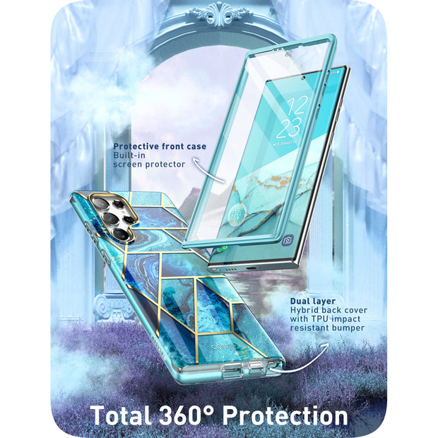 Galaxy S22 Ultra Cosmo Case(open box) - Ocean Blue
