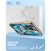 iPhone 13 Pro Max Cosmo Snap Case - Ocean Blue