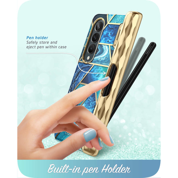 Galaxy Z Fold4 Cosmo Pro(open box) - Ocean Blue